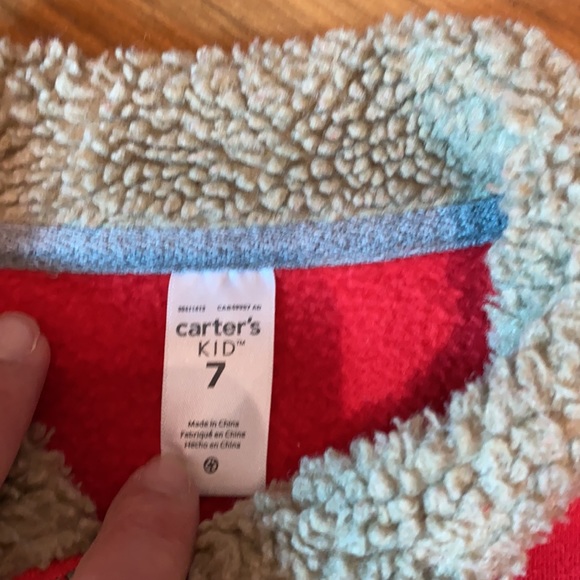 Carters pull over sweatshirt size 7 - Picture 3 of 5
